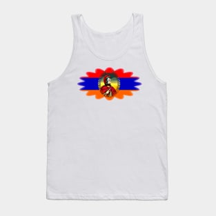 Armenian Flag With Vardan Mamikonyan Tank Top